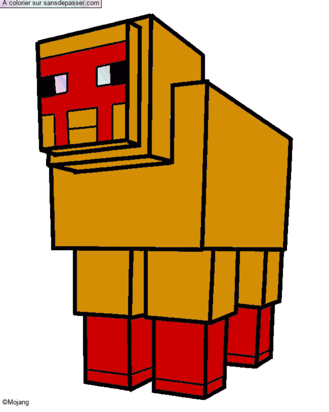 Mouton de Minecraft par MNAL