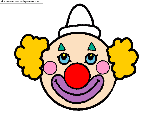 Coloriage Clown