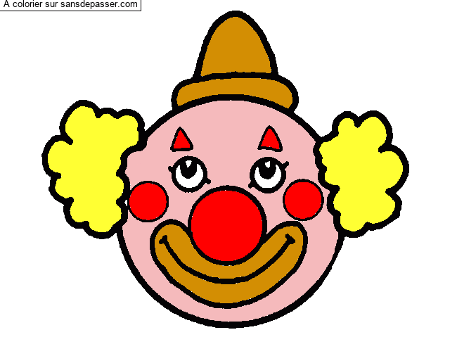 Coloriage Clown