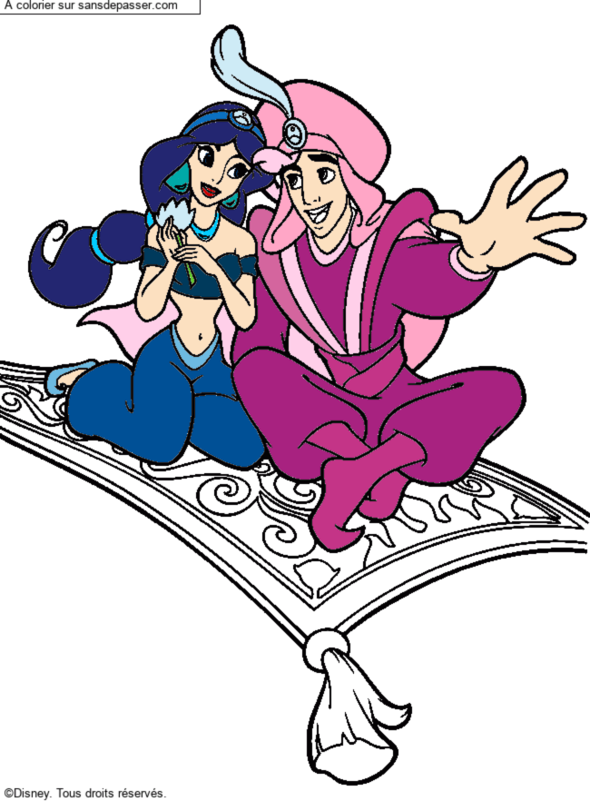 Jasmine et Aladdin par un invit&eacute;