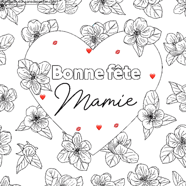 Bonne f&ecirc;te Mamie par un invit&eacute;