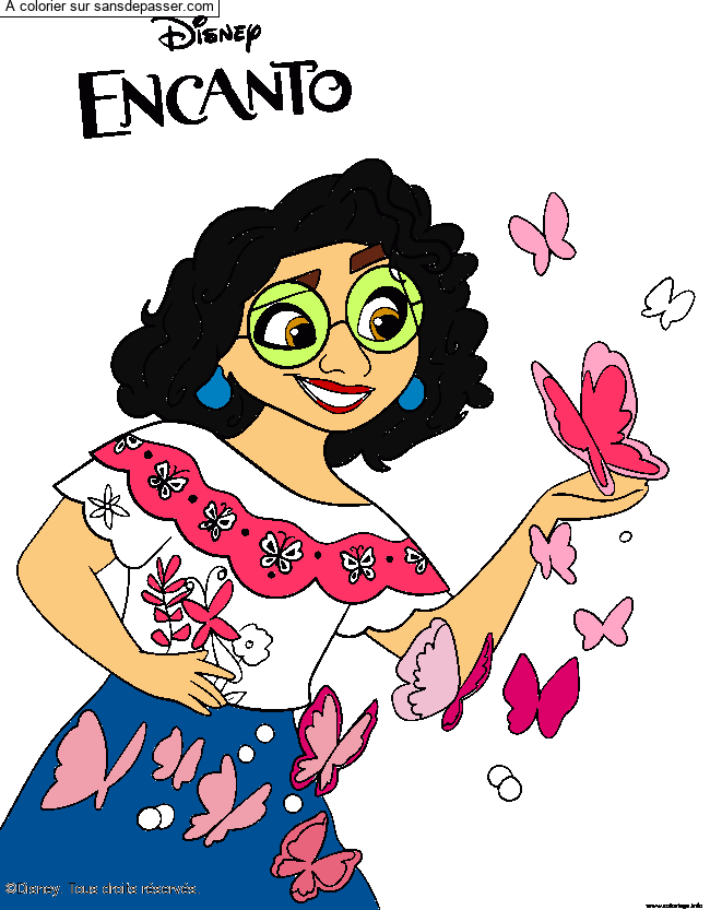 Coloriage Mirabel - Encanto par un invit&eacute;