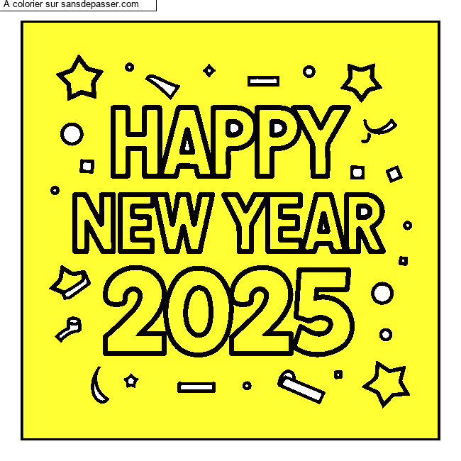 Bonne ann&eacute;e 2025 par un invit&eacute;