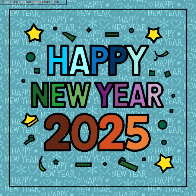 Bonne ann&eacute;e 2025 par un invit&eacute;