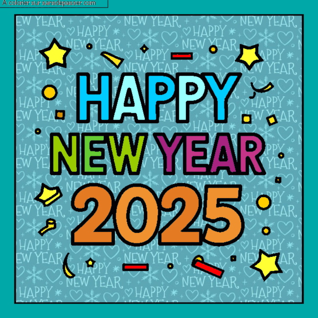 Bonne ann&eacute;e 2025 par un invit&eacute;