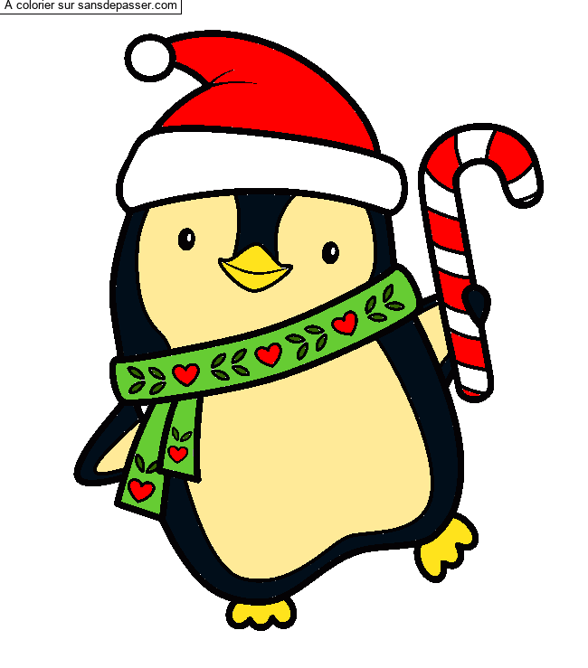 Pingouin de No&euml;l par un invit&eacute;