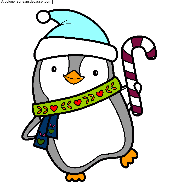 Pingouin de No&euml;l par un invit&eacute;