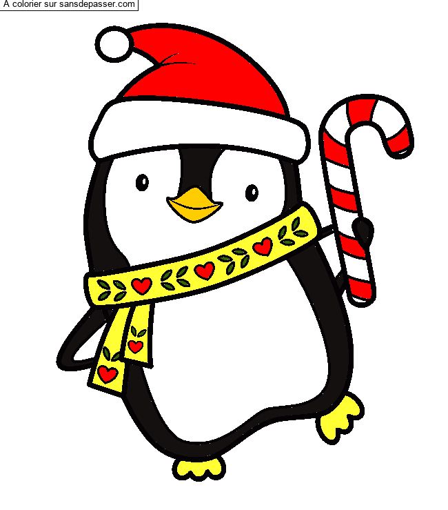 Pingouin de No&euml;l par un invit&eacute;
