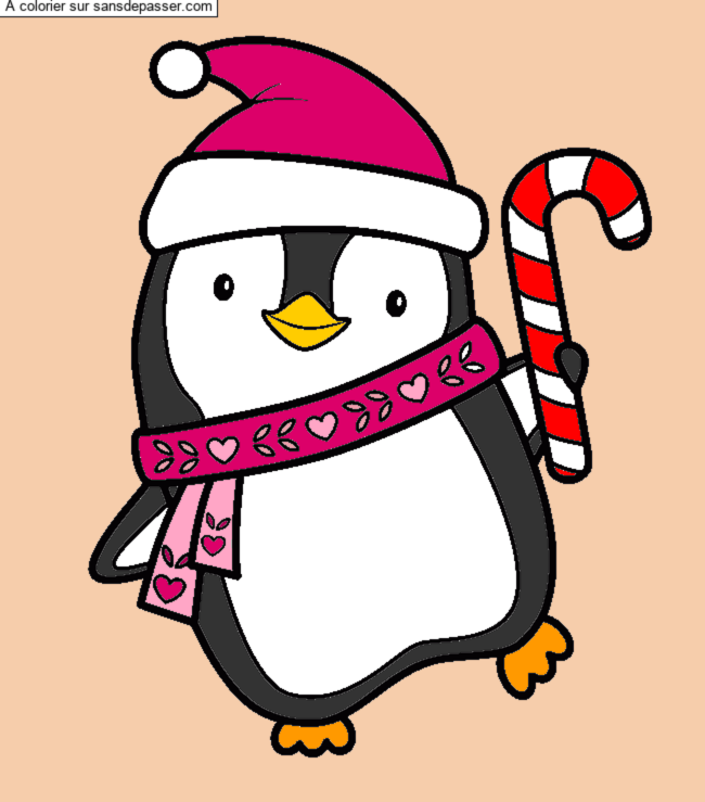 Pingouin de No&euml;l par un invit&eacute;