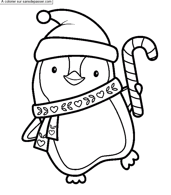 Pingouin de No&euml;l par un invit&eacute;