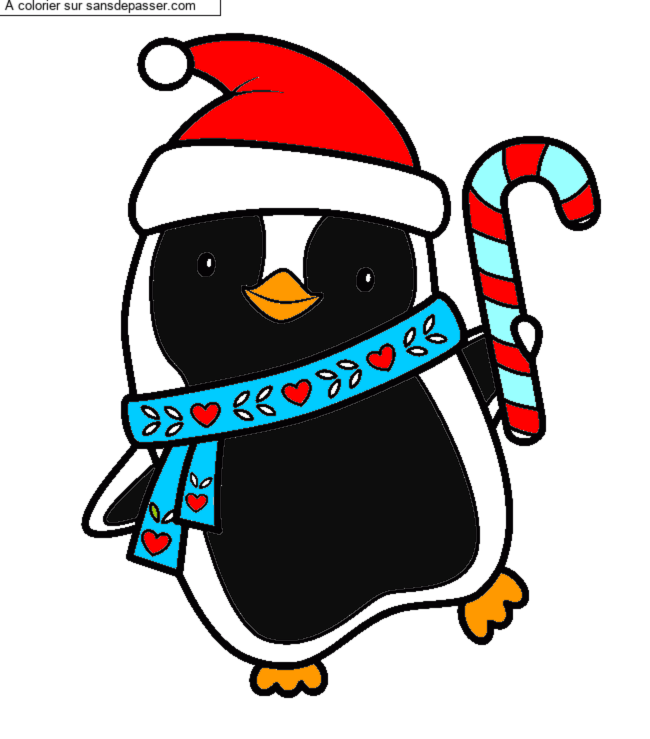 Pingouin de No&euml;l par un invit&eacute;