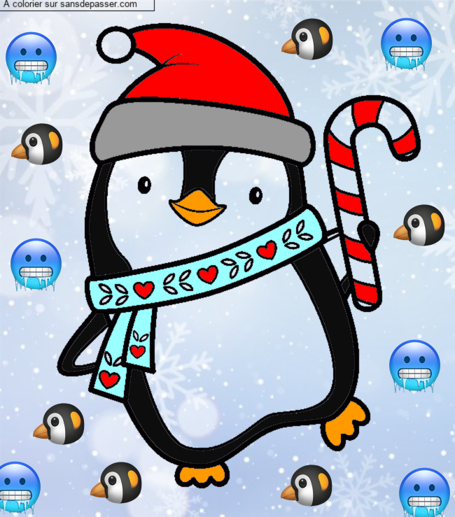 Pingouin de Noël par un invité