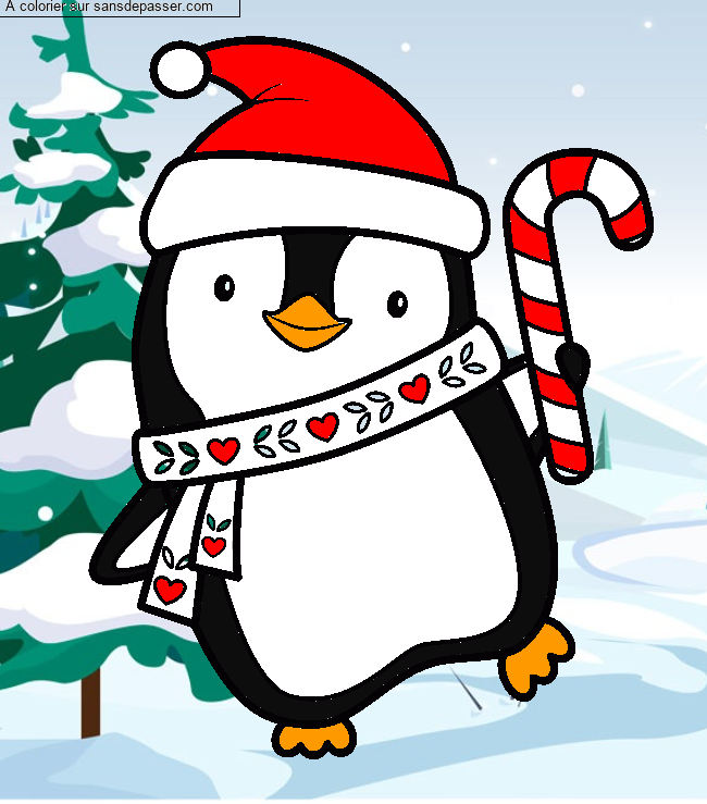 Pingouin de No&euml;l par un invit&eacute;