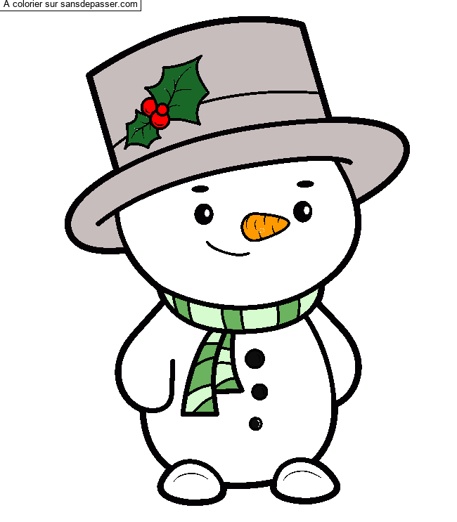 Bonhomme de neige par un invit&eacute;