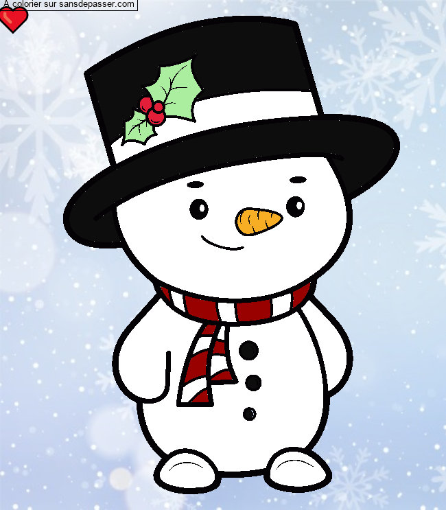 Bonhomme de neige par un invit&eacute;