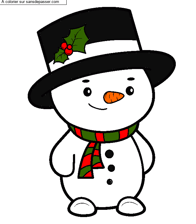 Bonhomme de neige par un invit&eacute;