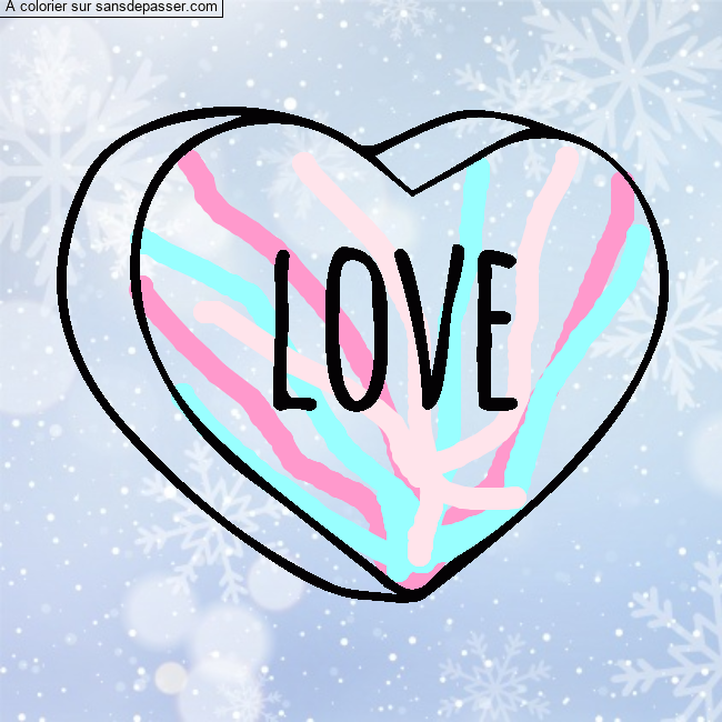 Coeur Love par un invit&eacute;