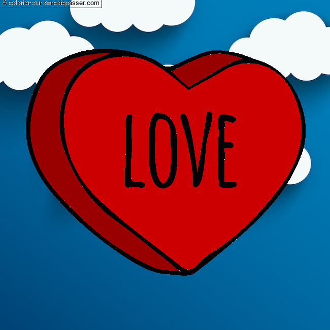 Coeur Love par un invit&eacute;