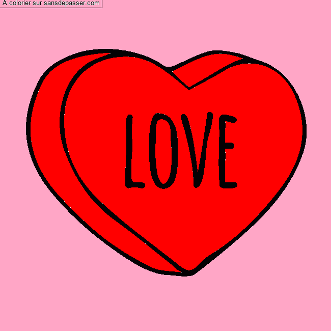 Coeur Love par Pinpomme2014