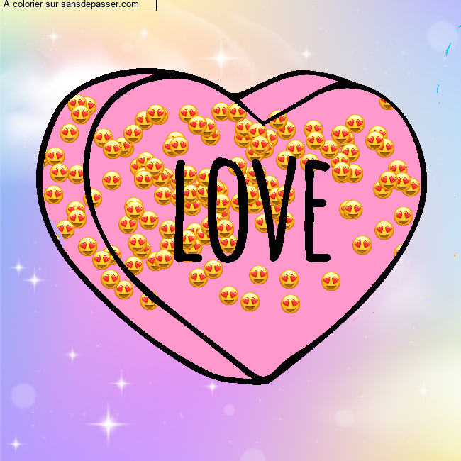 Coeur Love par un invit&eacute;
