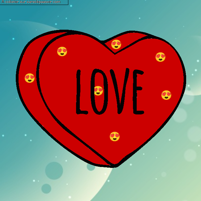 Coeur Love par un invit&eacute;