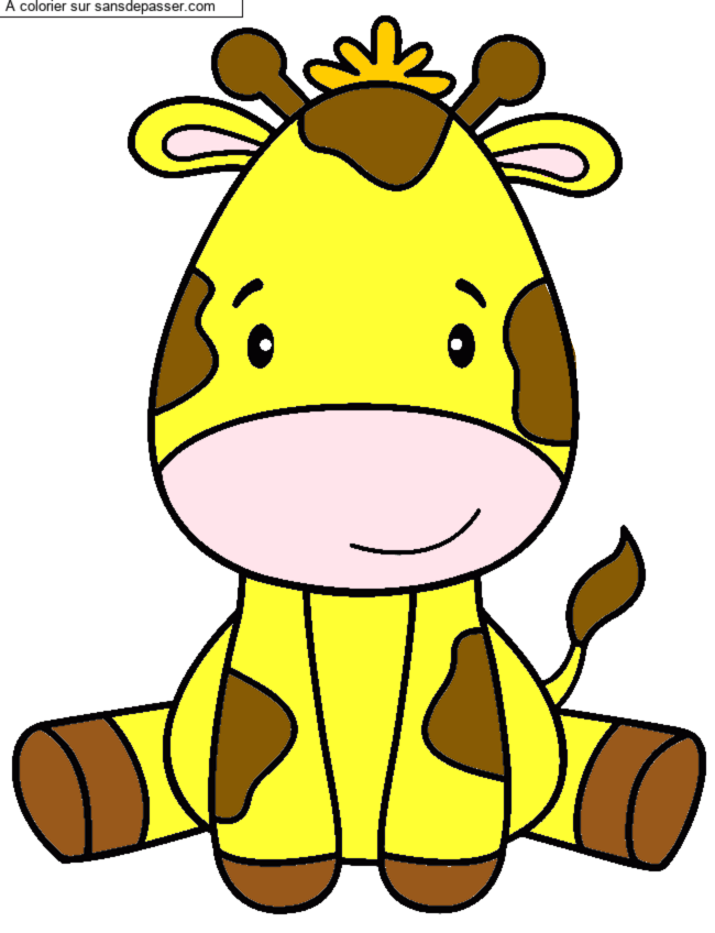 Petite Girafe par un invit&eacute;
