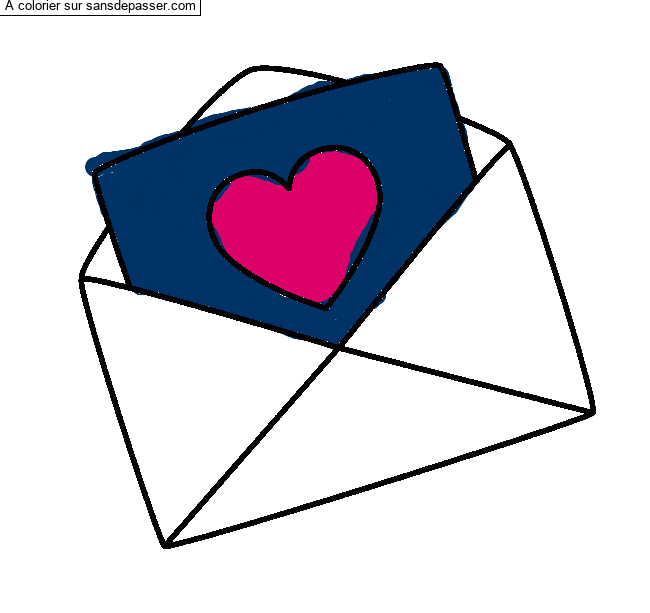 D&eacute;claration d'amour - Lettre Saint Valentin par Pinpomme2014