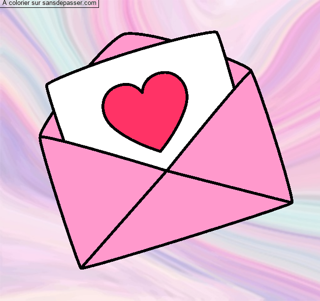 D&eacute;claration d'amour - Lettre Saint Valentin par Mamalabest