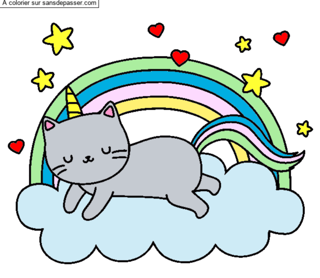 Chat Licorne par un invit&eacute;