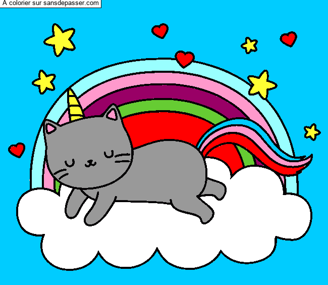 Chat Licorne par un invit&eacute;