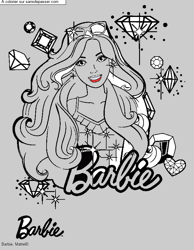 Barbie Paillettes par un invit&eacute;