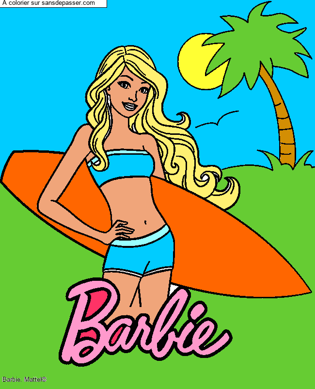 Barbie Vacances et Surf par un invit&eacute;
