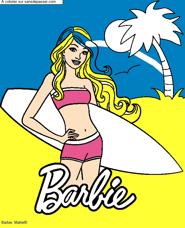 Barbie Vacances et Surf par un invit&eacute;
