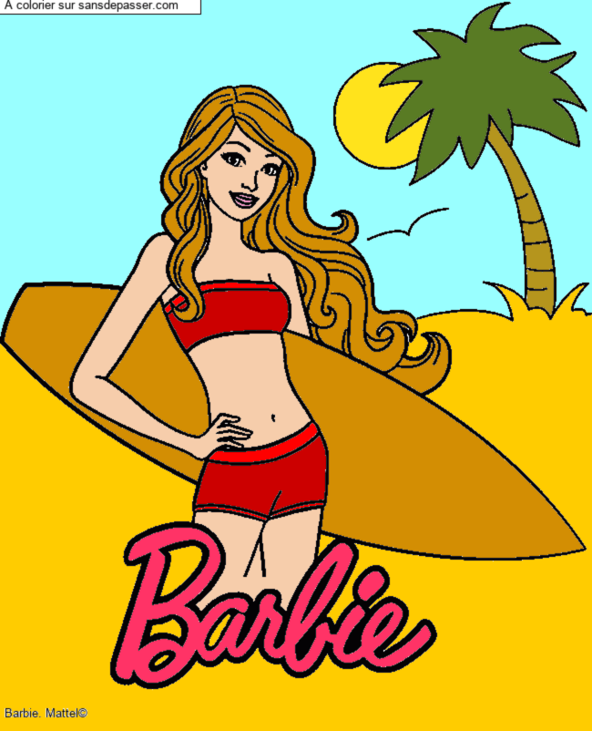 Barbie Vacances et Surf par un invit&eacute;