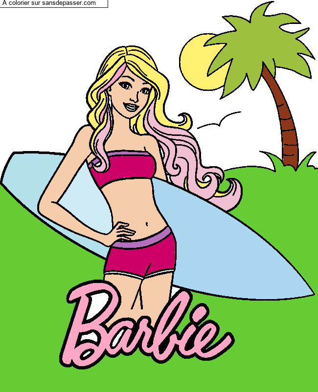 Barbie Vacances et Surf par un invit&eacute;