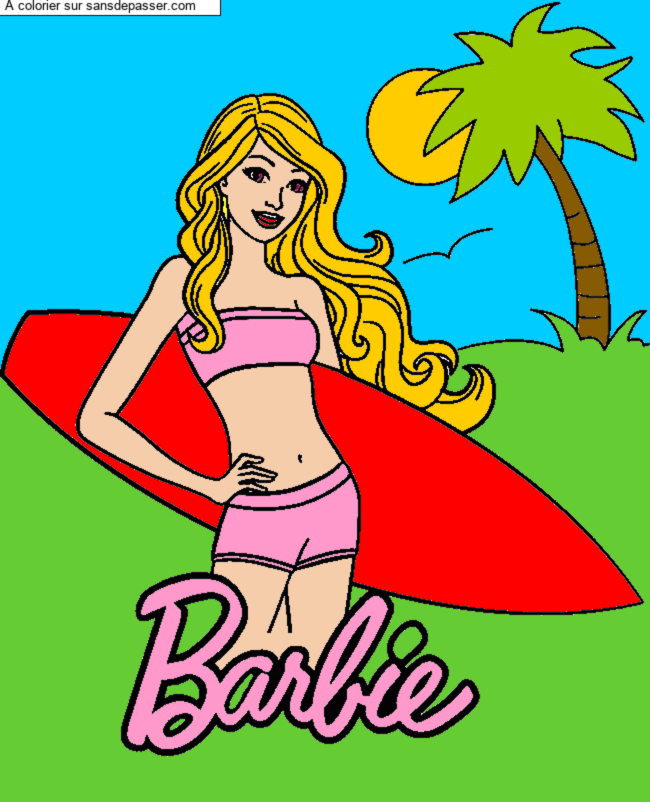 Barbie Vacances et Surf par un invit&eacute;