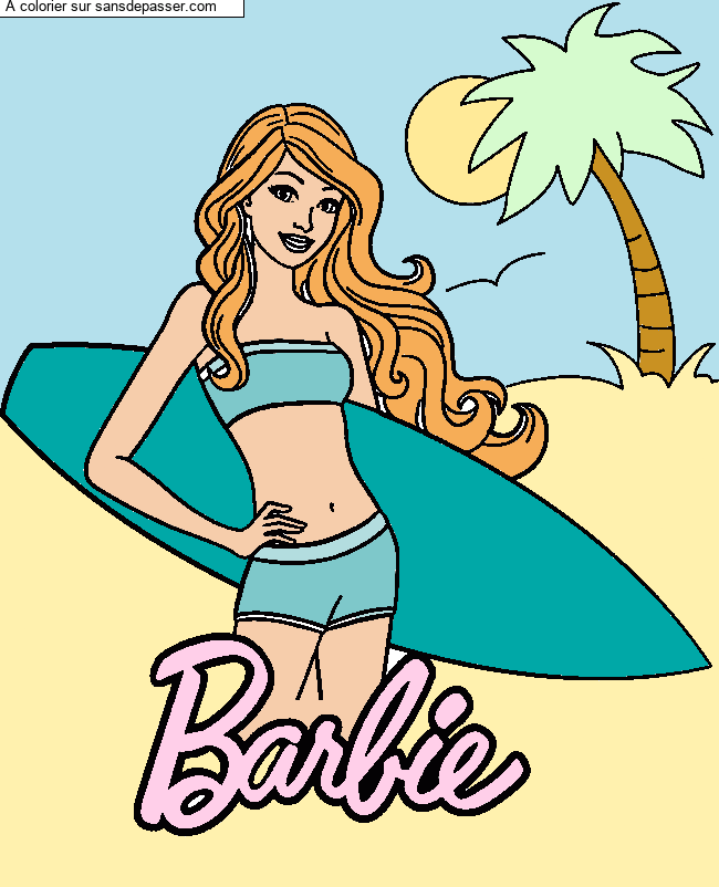 Barbie Vacances et Surf par un invit&eacute;