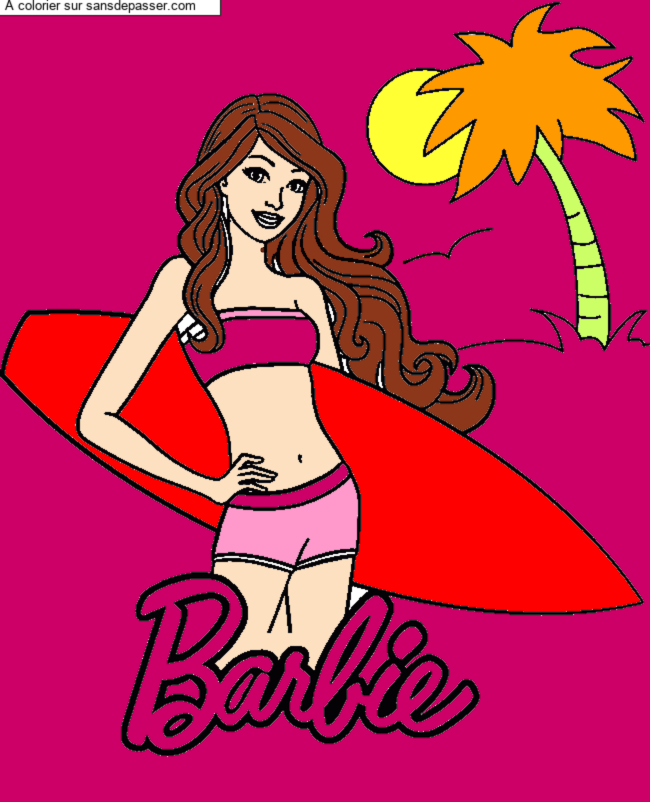 Barbie Vacances et Surf par un invit&eacute;