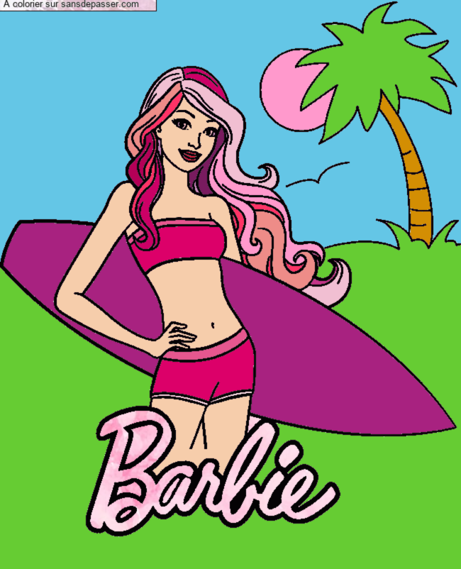 Barbie Vacances et Surf par un invit&eacute;