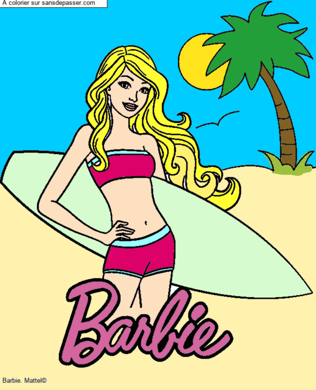 Barbie Vacances et Surf par un invit&eacute;