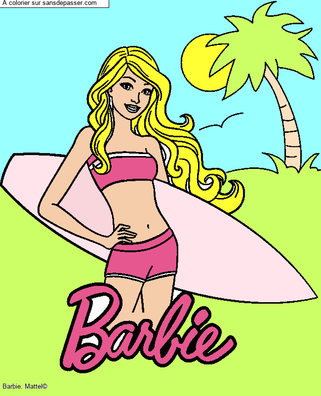 Barbie Vacances et Surf par un invit&eacute;