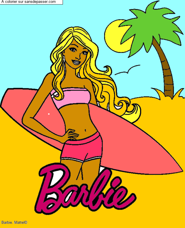 Barbie Vacances et Surf par un invit&eacute;