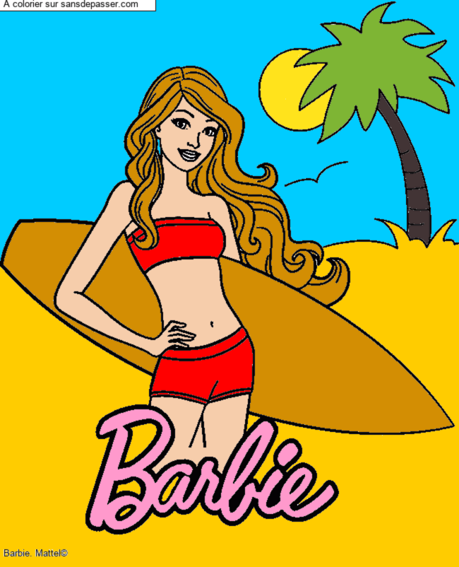 Barbie Vacances et Surf par un invit&eacute;
