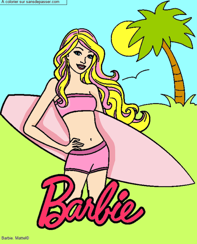 Barbie Vacances et Surf par un invit&eacute;