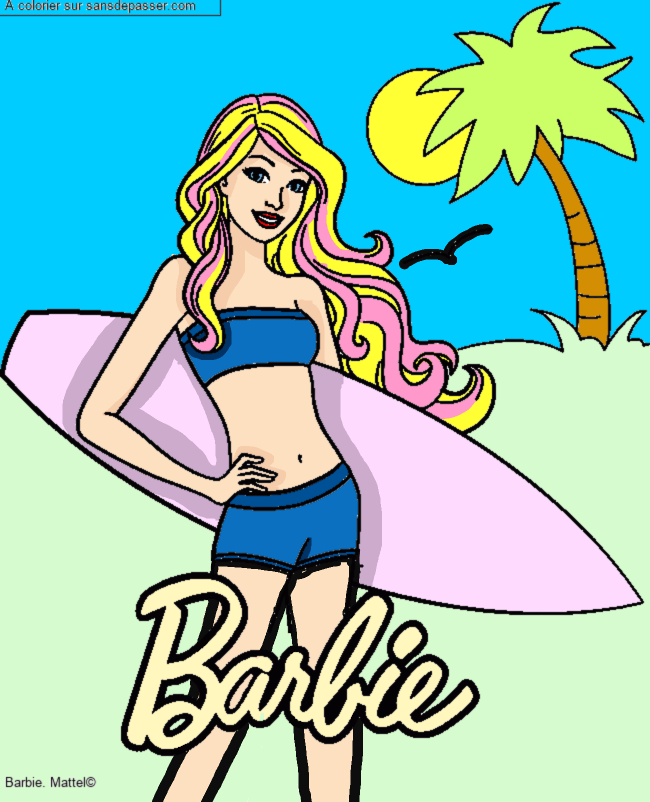 Barbie Vacances et Surf par un invit&eacute;