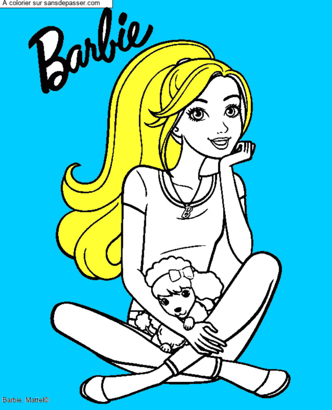 Barbie et son chien par un invit&eacute;