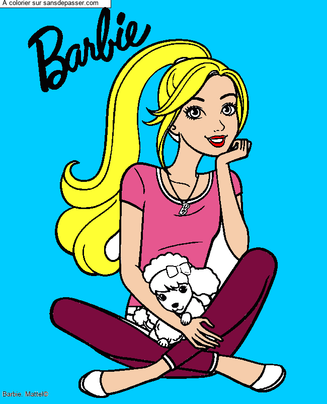 Barbie et son chien par un invit&eacute;