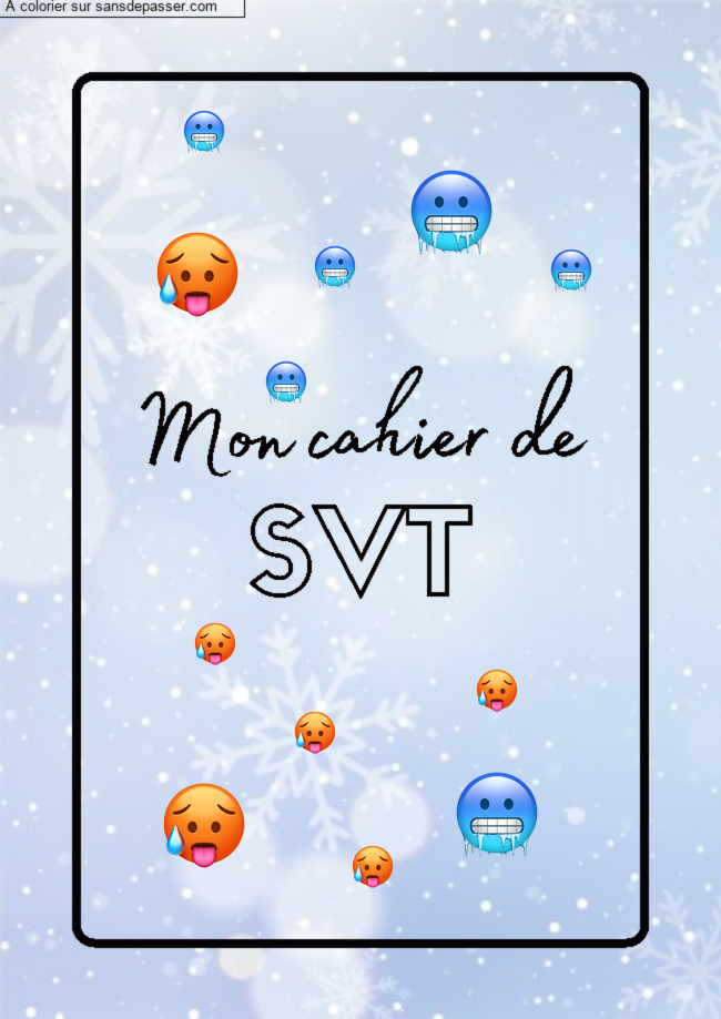 Page de Garde Cahier de SVT - Biologie par gaiou20