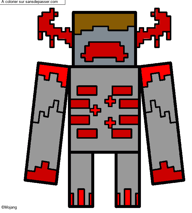Warden Gardien Minecraft par un invit&eacute;