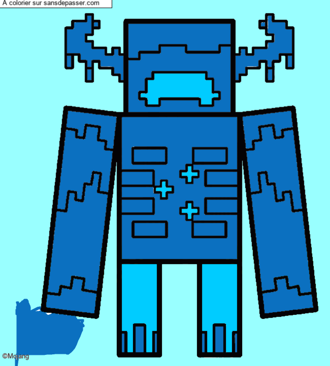 Warden Gardien Minecraft par jujubout2fruit